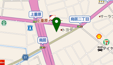 キャラット知立の地図画像