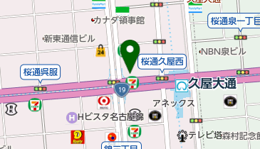 PIKO久屋大通店の地図画像