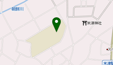 米津児童クラブの地図画像