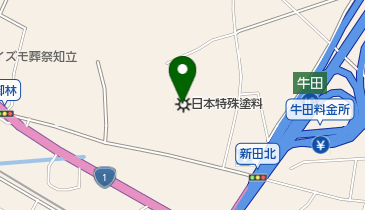 日本特殊塗料株式会社 愛知工場の地図画像