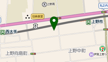 昇英塾伊賀上野城下町校の地図画像