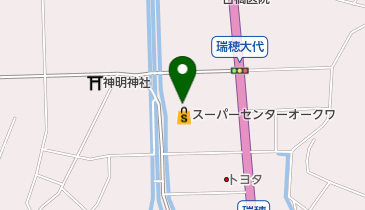 スパークル オークワ養老店の地図画像