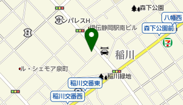 山喜薬局稲川店の地図画像