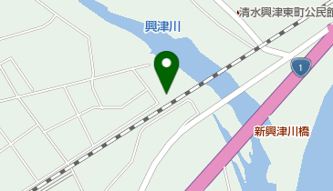 興津精工株式会社の地図画像