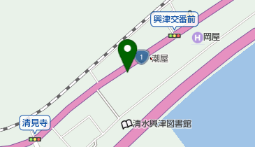 興津スポーツの地図画像