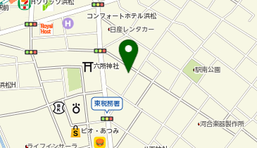 GREATJAPAN・WIZARD浜松校の地図画像