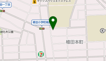 植田第2学童保育クラブの地図画像