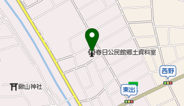 清須市役所 春日公民館の地図画像