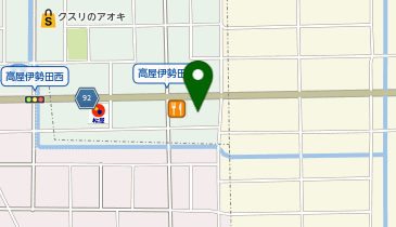 メガネ赤札堂河渡橋店の地図画像