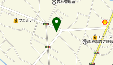 いなとり化粧品店の地図画像