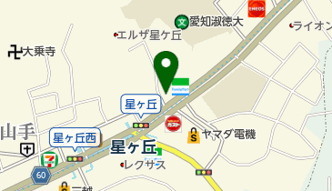 RINRIN星ヶ丘店の地図画像