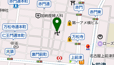 万松寺納骨堂水晶殿の地図画像