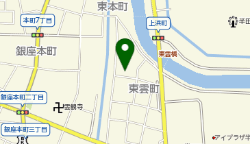 愛知キネシオロジー半田まごころ整体おきらくの地図画像
