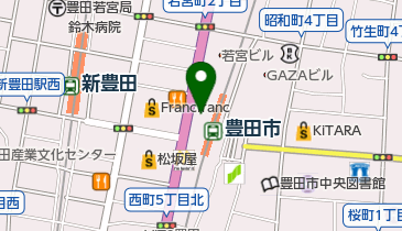 ECC外語学院豊田校の地図画像