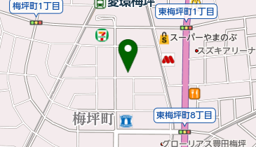 おざわどうぶつ病院の地図画像