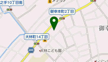 メグリアペット美容室の地図画像