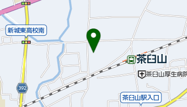 スポーツボックス新城の地図画像