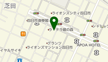 イオ信用組合四日市支店の地図画像