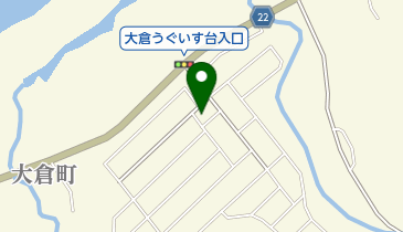 大倉うぐいす台公民館の地図画像