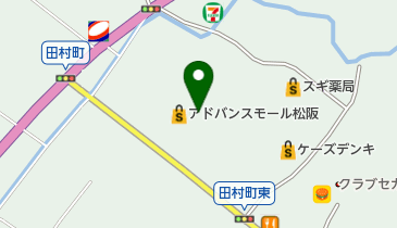ウイング 松阪南店の地図画像