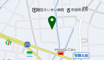 にじいろ保育所の地図画像