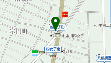 梅村質店四女子店の地図画像