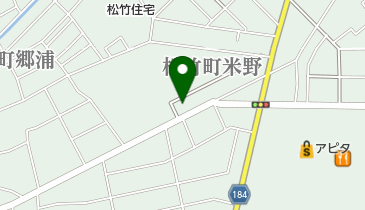 尾州うどんはじめの地図画像