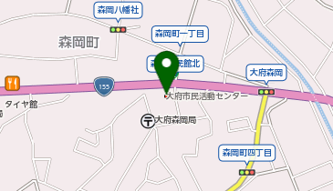 大府市役所 市民活動センター・コラビアの地図画像