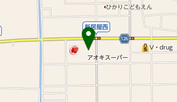 有限会社白英舎アオキスーパー甚目寺店の地図画像