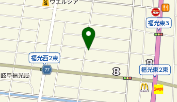 有限会社寿喜屋 夜間用の地図画像