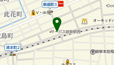 陽だまりの動物病院の地図画像