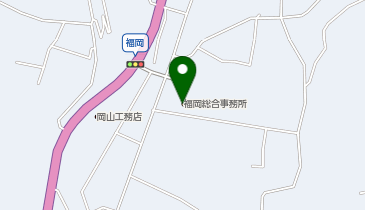 福岡公民館の地図画像