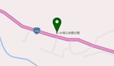 山県市役所 葛原公民館の地図画像