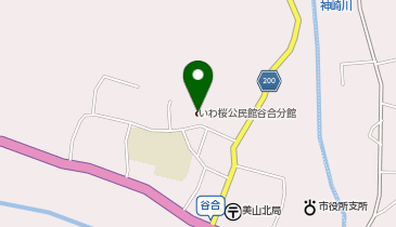 山県市役所 谷合公民館の地図画像