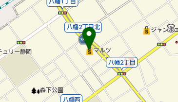 マルツエレック株式会社静岡八幡店の地図画像