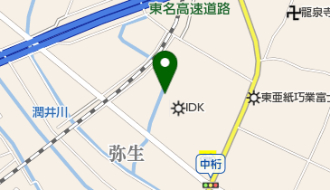 IDK株式会社の地図画像