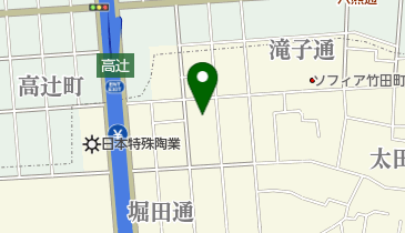 柘電器の地図画像