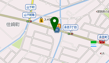 有限会社久米商店の地図画像