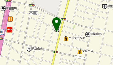 本町総合事務所行政書士奥山茂樹の地図画像