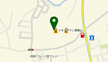 イオンタウン津城山の地図画像
