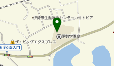 伊勢学園事務局の地図画像