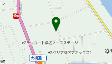 まなこ獣医科の地図画像