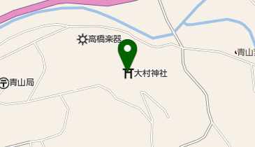 青山観光振興会の地図画像