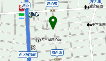 沖縄居酒屋花の木の地図画像