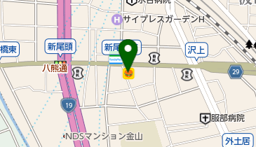 トップスレンタカー金山駅店の地図画像