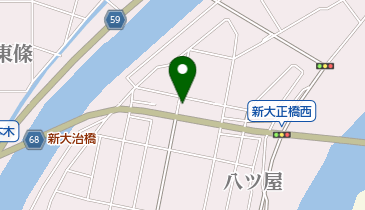 アマノ美容室の地図画像