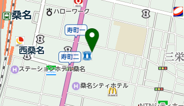 日本調剤桑名中央薬局の地図画像