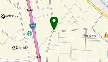 ラチ理容店の地図画像