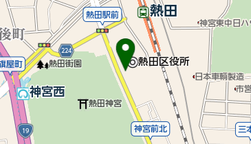 ボディケアなごみの地図画像