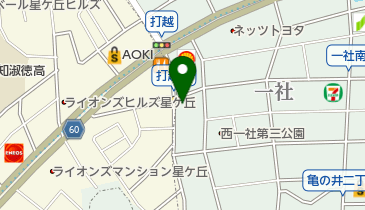 マッチョウオモ一社店の地図画像
